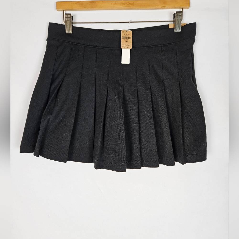 PINK Victoria's Secret Black Skater Mini Skirt